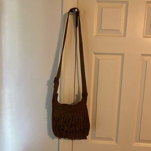 Minnetonka genuine leather over the shoulder purse